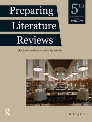 cover image of Preparing Literature Reviews